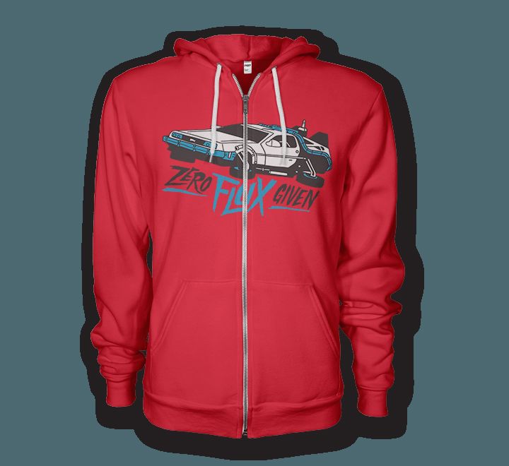 Zero Flux Given Hoodie - Preshrunk Fleece, 50% Cotton 50% Polyester