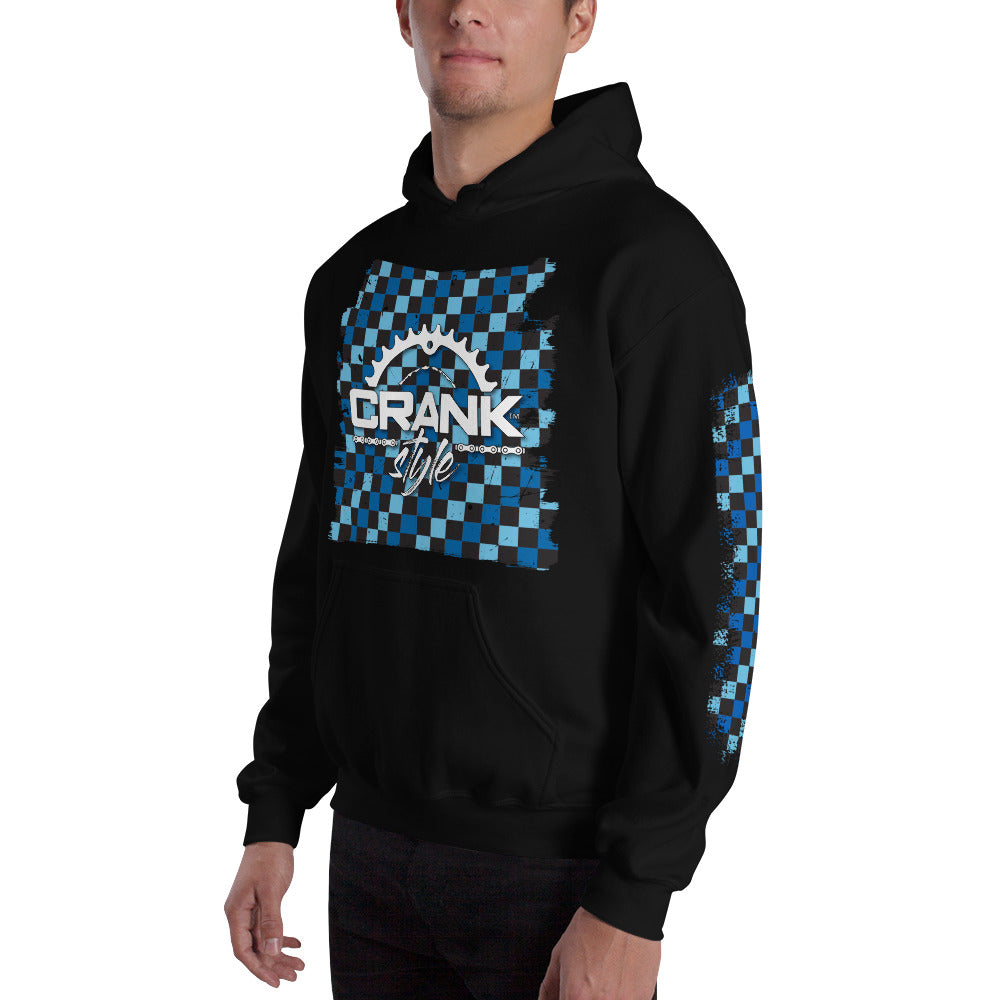 Blue Checkered Hoodie - Soft, Stylish, and Cozy