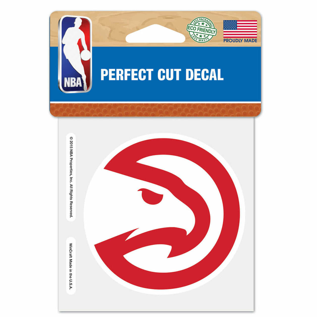 Atlanta Hawks Decal 4x4 Perfect Cut