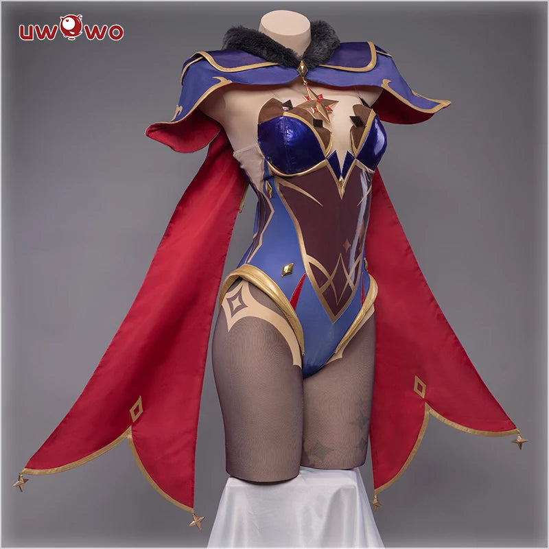 UWOWO Game Genshin Impact Mona Megistus Astral Reflection Cosplay Costume
