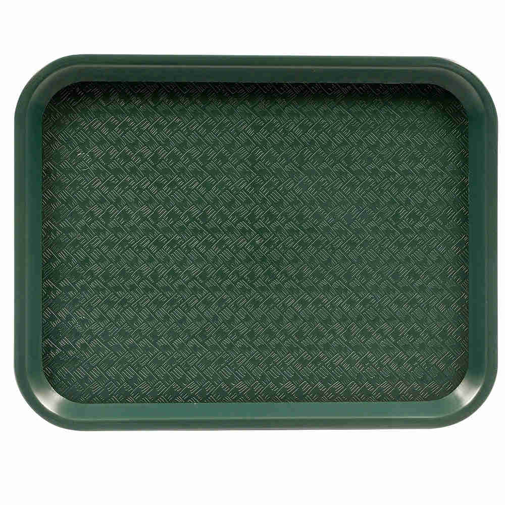 Winco FFT-1014G Green Plastic Fast Food Tray, 10 x 14 Inches, BPA Free