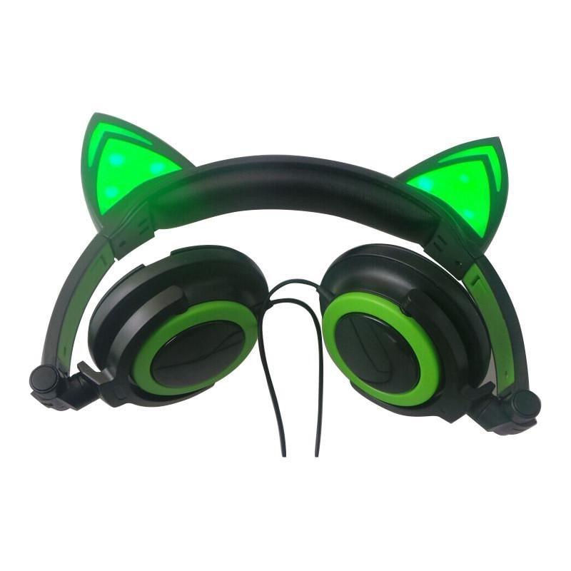 LED Cat Ear Headphones - Fun and Stylish Audio Experience