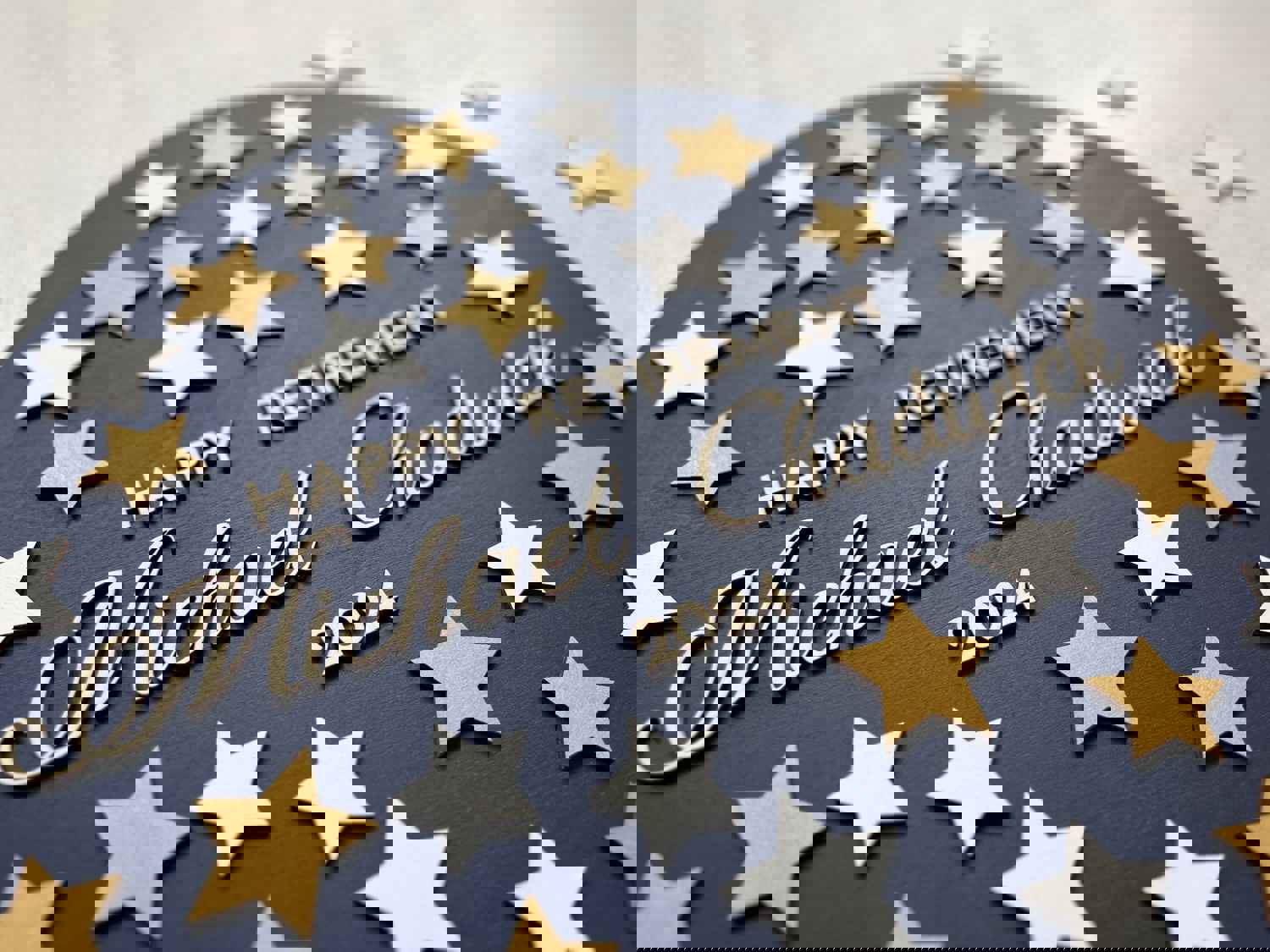 Personalized Stars Retirement Guest Book - Custom Keepsake Gift for Coworker