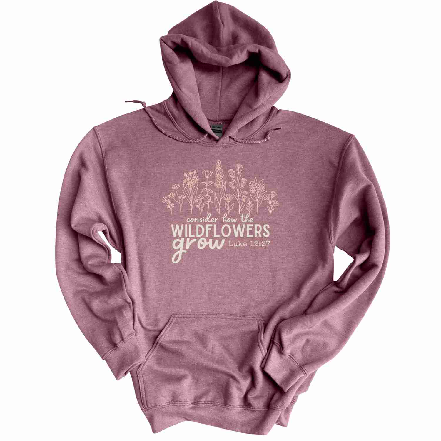 Consider the Wildflowers Christian Hoodie