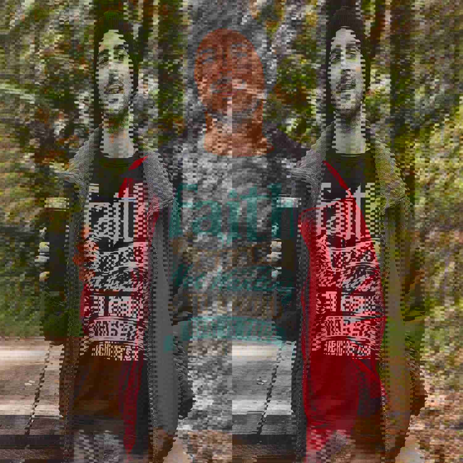 Anti-Faith Nietzsche Meme T-Shirt | Reason & Science Based Atheist Graphic Art