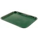 Winco FFT-1014G Green Plastic Fast Food Tray, 10 x 14 Inches, BPA Free