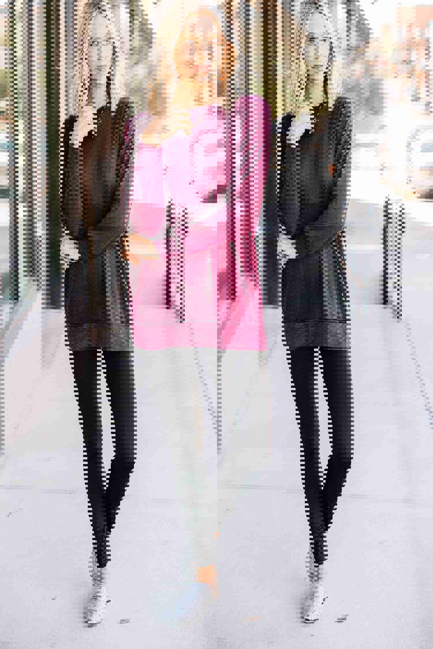 Reason For Happiness Wine Red Tunic