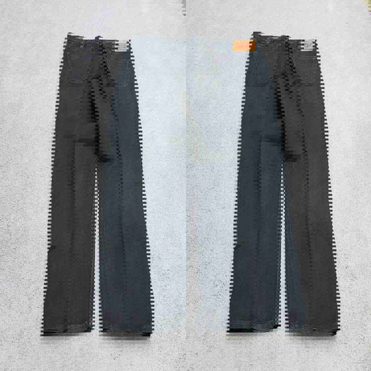 Levis Men's Black Straight Leg Jeans W38XL32 Lightweight Outdoor