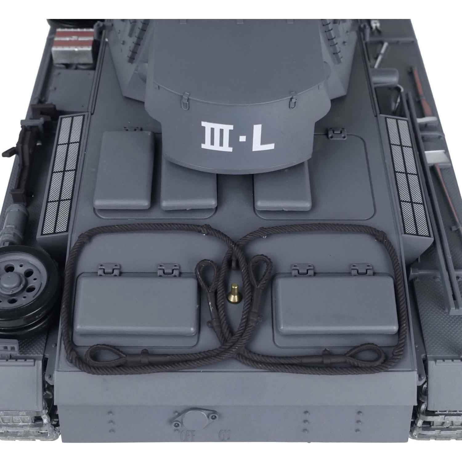 Heng Long Panzer III Ausf L Professional Edition RC Tank with 7.0 Electronics (BB/IR)