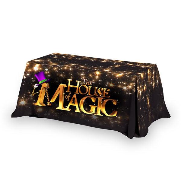 6 Custom Printed Deluxe Table Throw - All Over Print