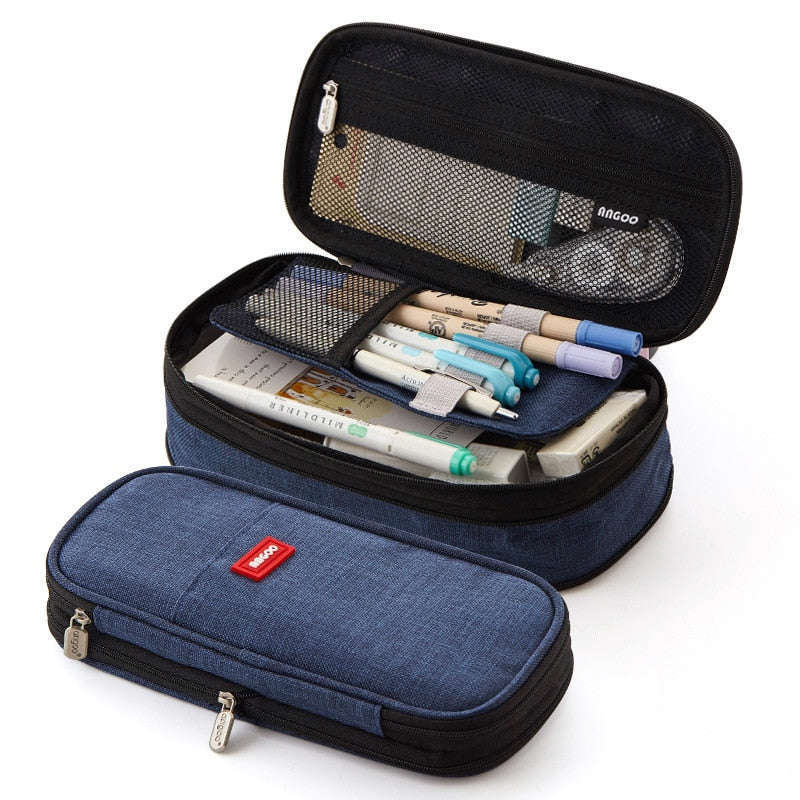 Lkblock Large Capacity Pencil Case for School, Office, and Kids