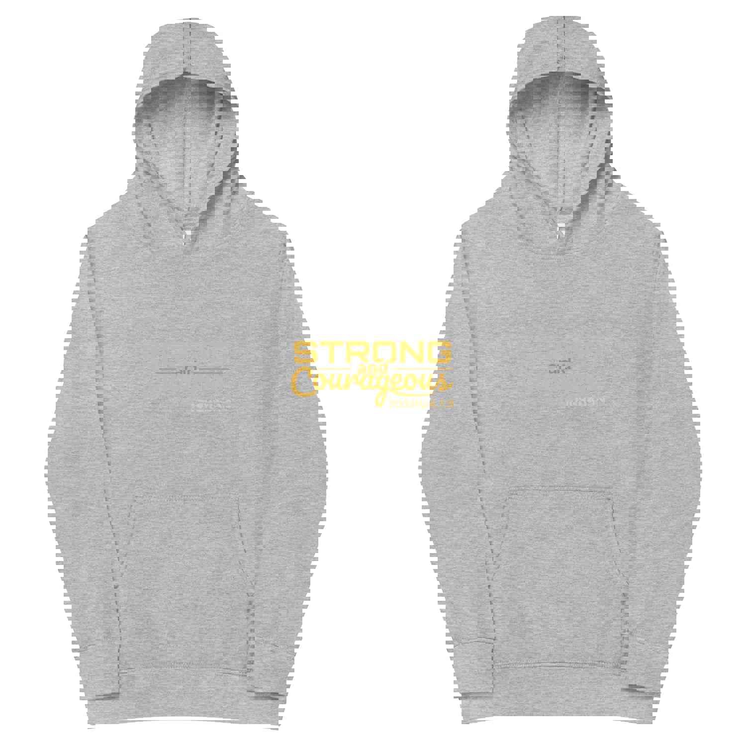 F&H Christian Strong and Courageous Girls Fleece Hoodie