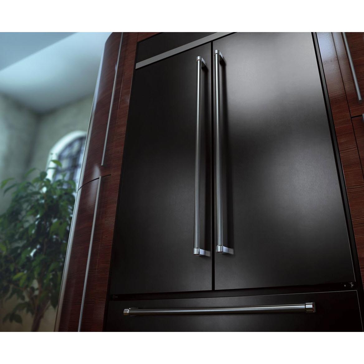 KitchenAid 36-inch Built-in French 3-Door Refrigerator with Internal Ice Maker KBFN506EBS