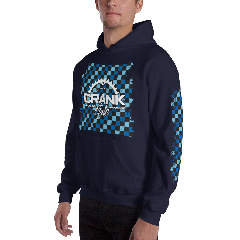 Blue Checkered Hoodie - Soft, Stylish, and Cozy