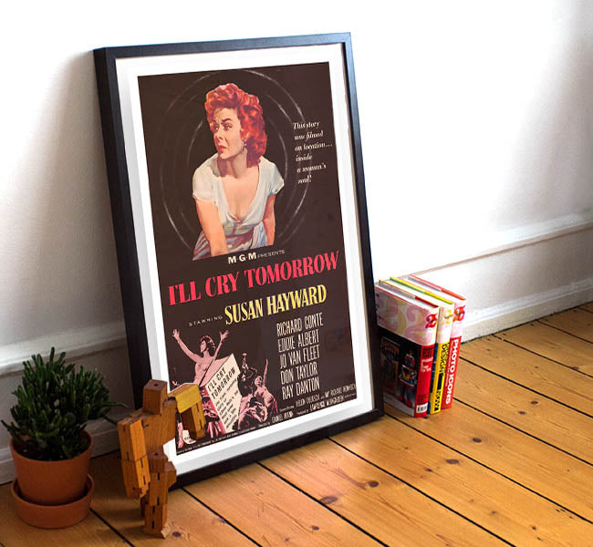 Ill Cry Tomorrow - 11 x 17 Movie Poster (1955 Reprint, Drama/Biography/Music)