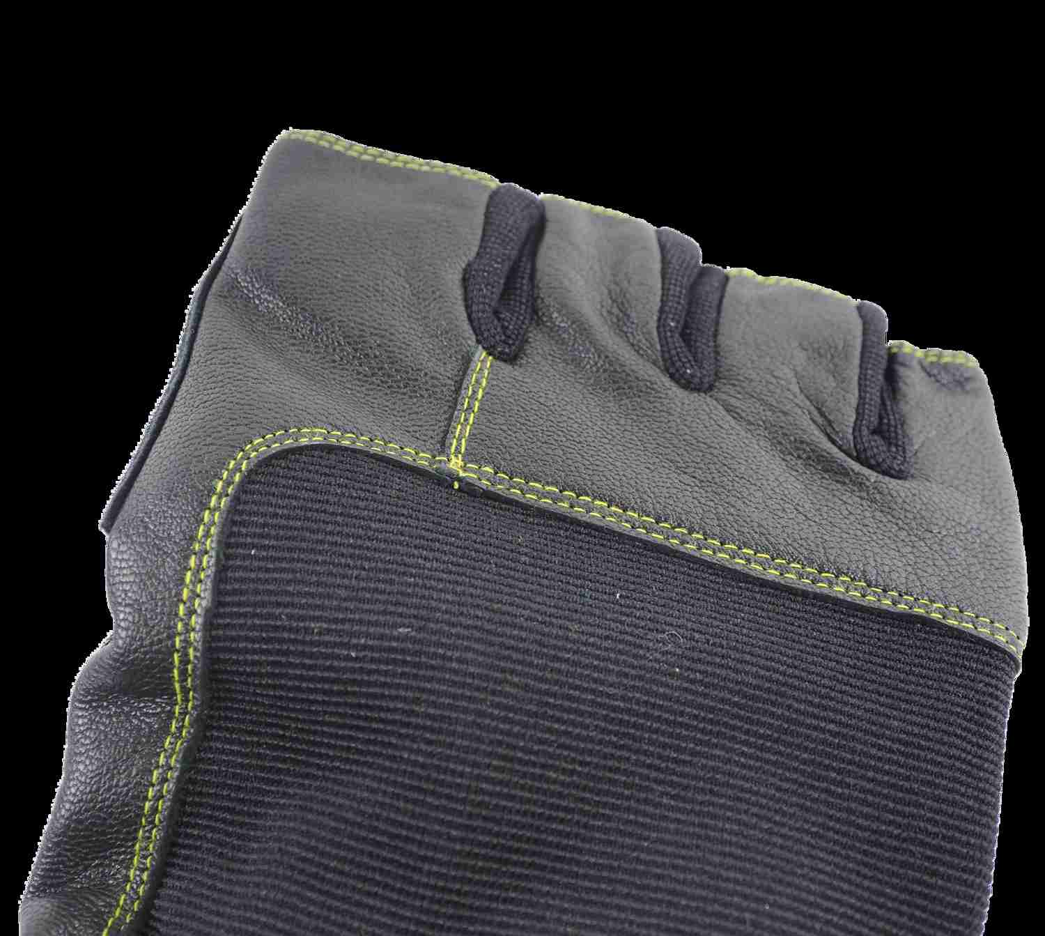 Pro Fitness Gloves – Wrist Wrap Style – S/M – Black/Lime