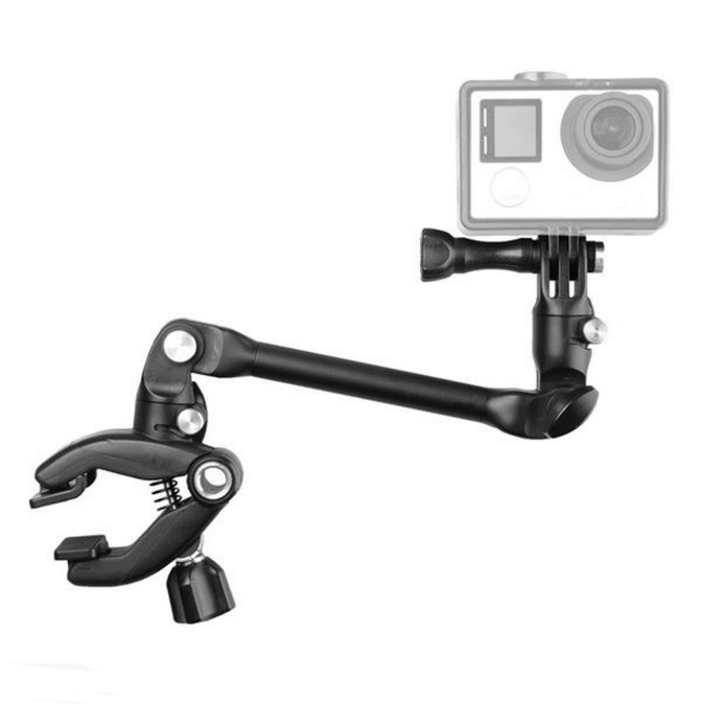 360 Rotating Guitar Drum Clips Music Mount Arm Stand Clamp for Gopro SJCAM Xiaomi