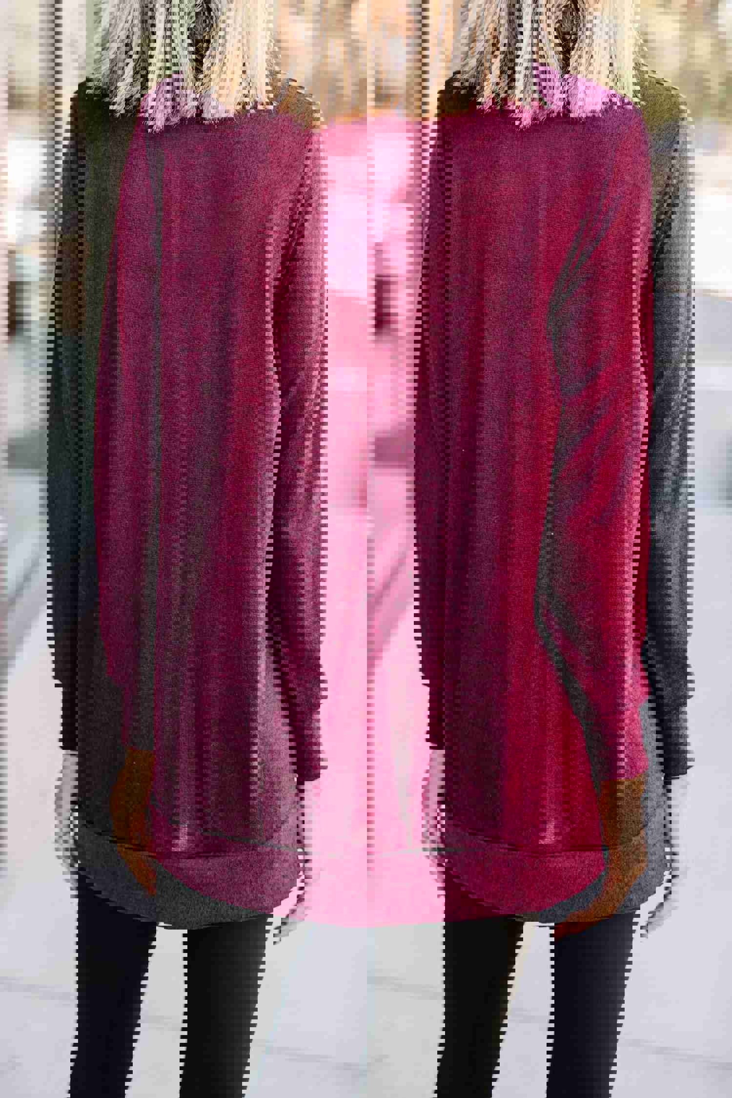 Reason For Happiness Wine Red Tunic
