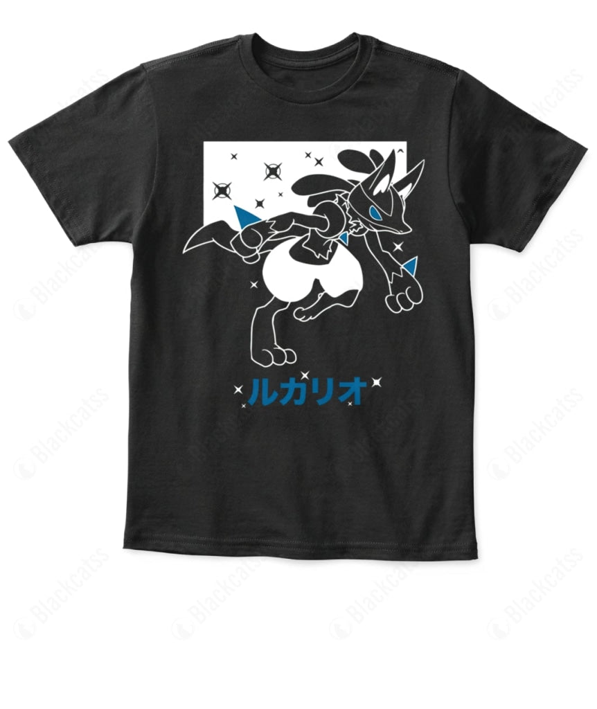 PKM Lucario Graphic Apparel - Unisex Classic Fit Cotton T-Shirt