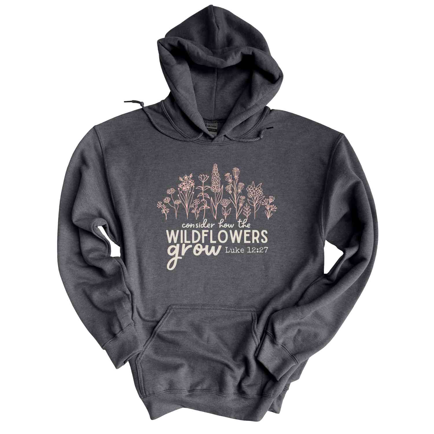 Consider the Wildflowers Christian Hoodie