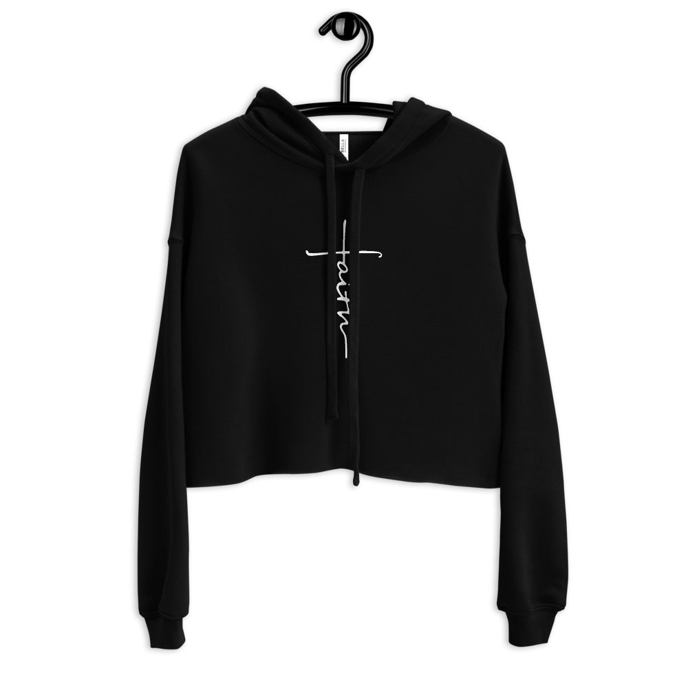 FAITH Cross - Crop Hoodie