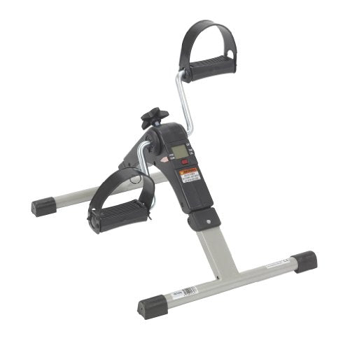 Drive Medical Deluxe Folding Exercise Peddler with Electronic Display, Black
