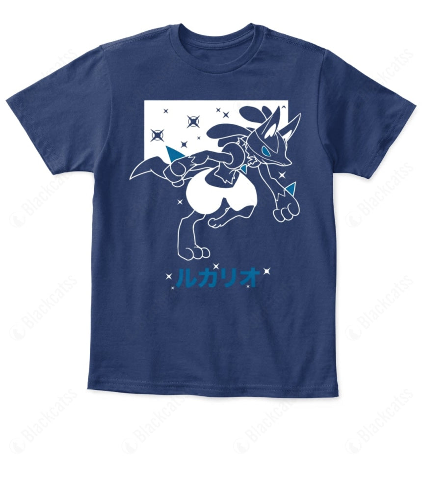 PKM Lucario Graphic Apparel - Unisex Classic Fit Cotton T-Shirt