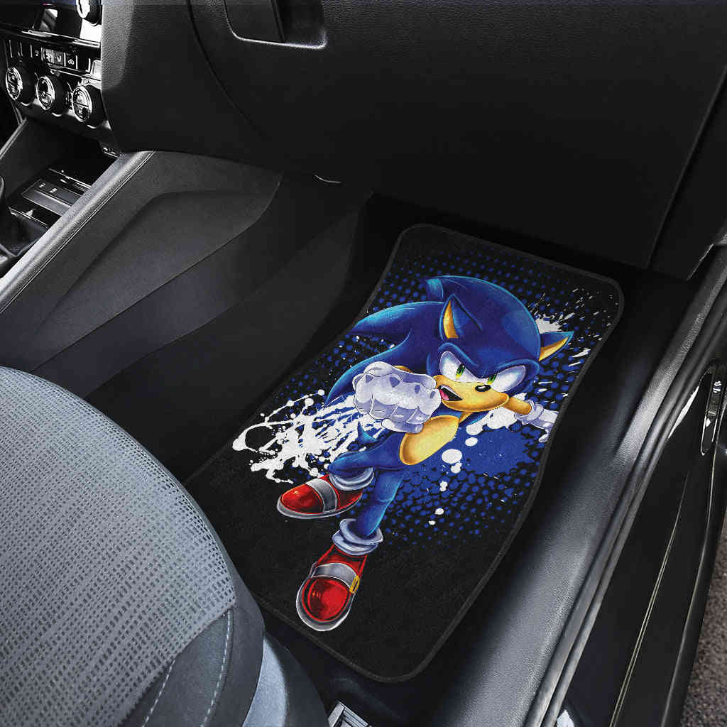 Sonic The Hedgehog Custom Car Floor Mats for Fans - Premium Cartoon Car Accessories