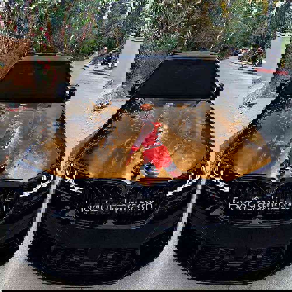 Air Jordan Itasha Car Vinyl Hood Wrap Decal Sticker