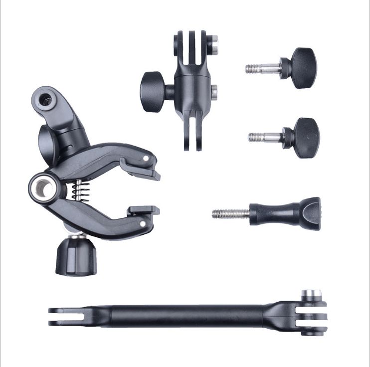 360 Rotating Guitar Drum Clips Music Mount Arm Stand Clamp for Gopro SJCAM Xiaomi