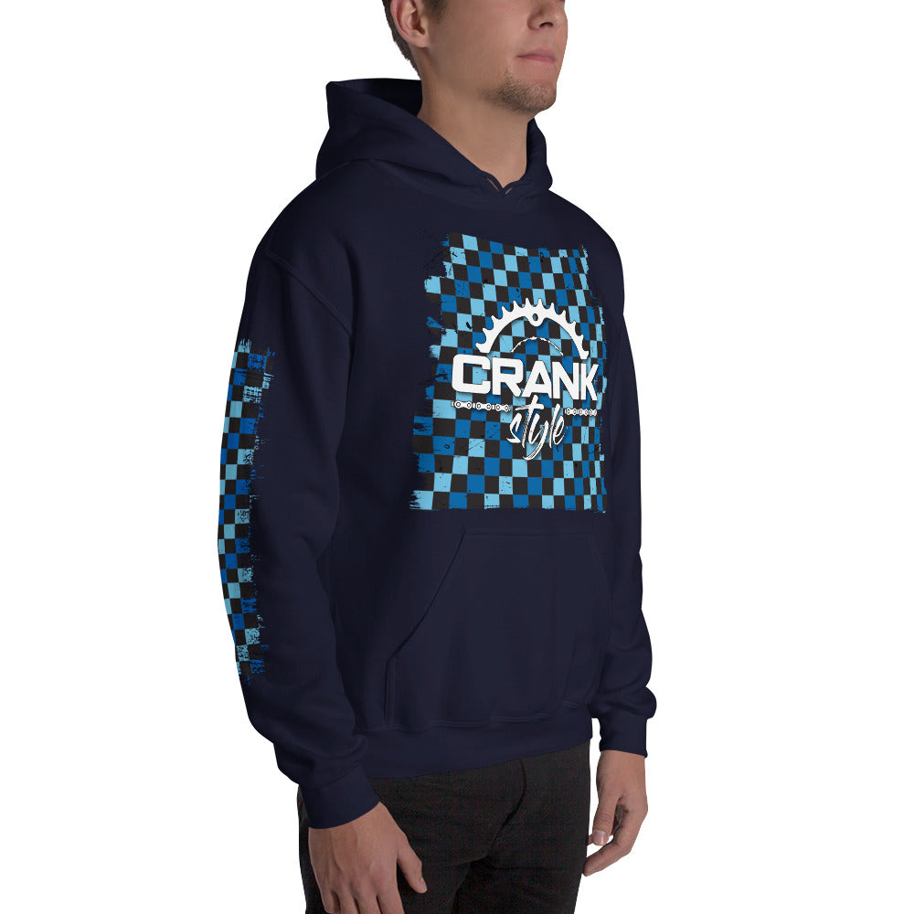 Blue Checkered Hoodie - Soft, Stylish, and Cozy