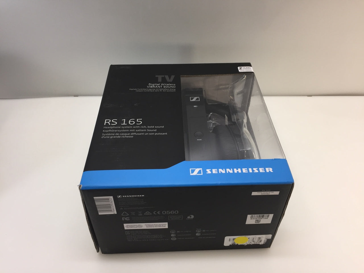 Sennheiser RS 165 Wireless Headphones - Black (New Opened Box)