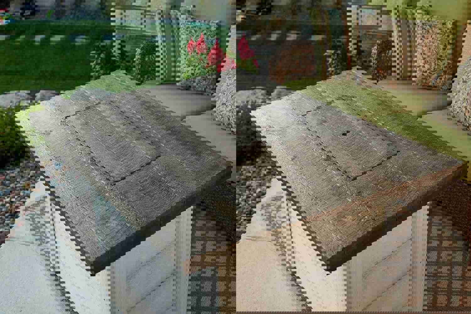 The Outdoor GreatRoom Alcott Rectangular Gas Fire Pit Table / ALC-1224