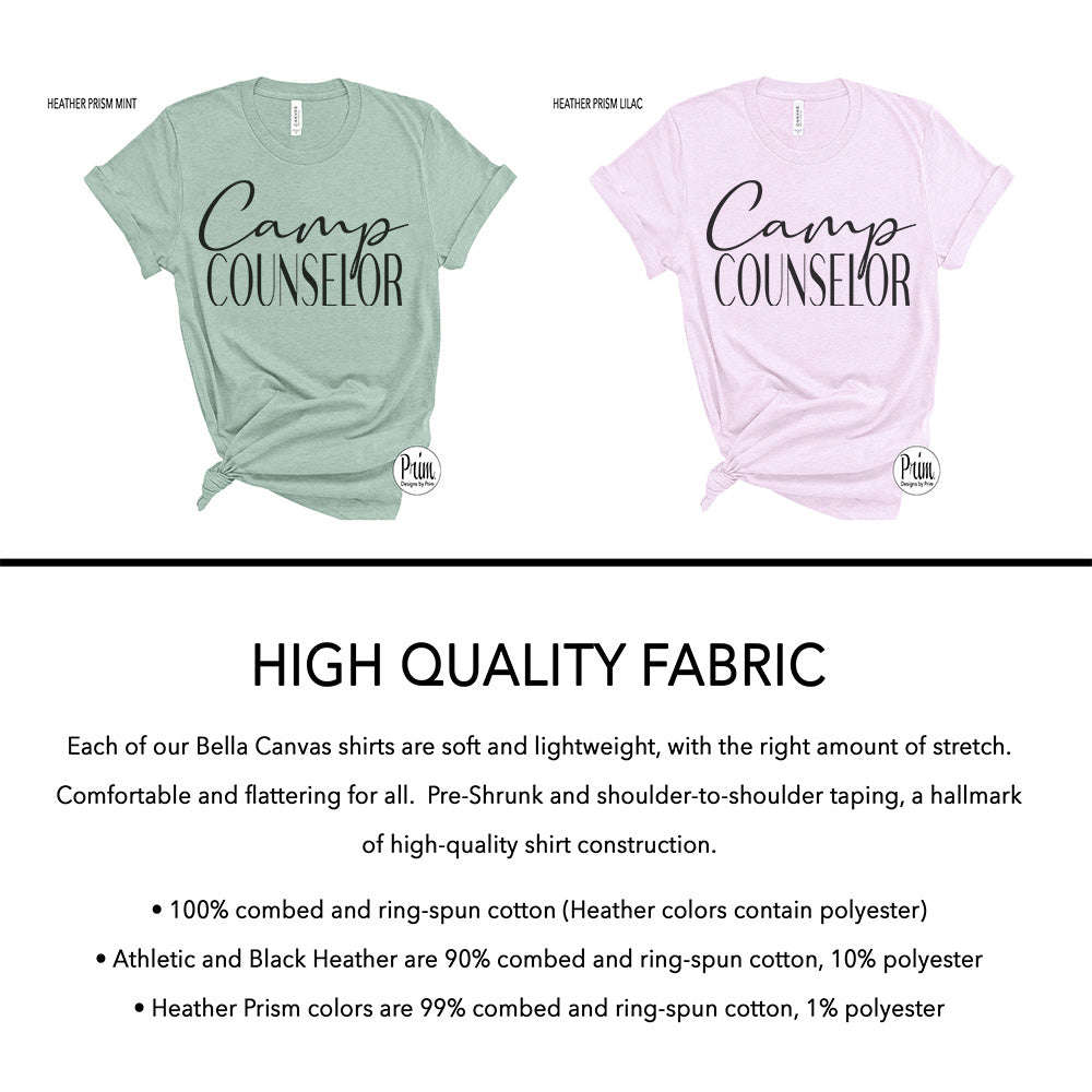 Camp Counselor Soft Unisex T-Shirt - Comfortable and Lightweight for All