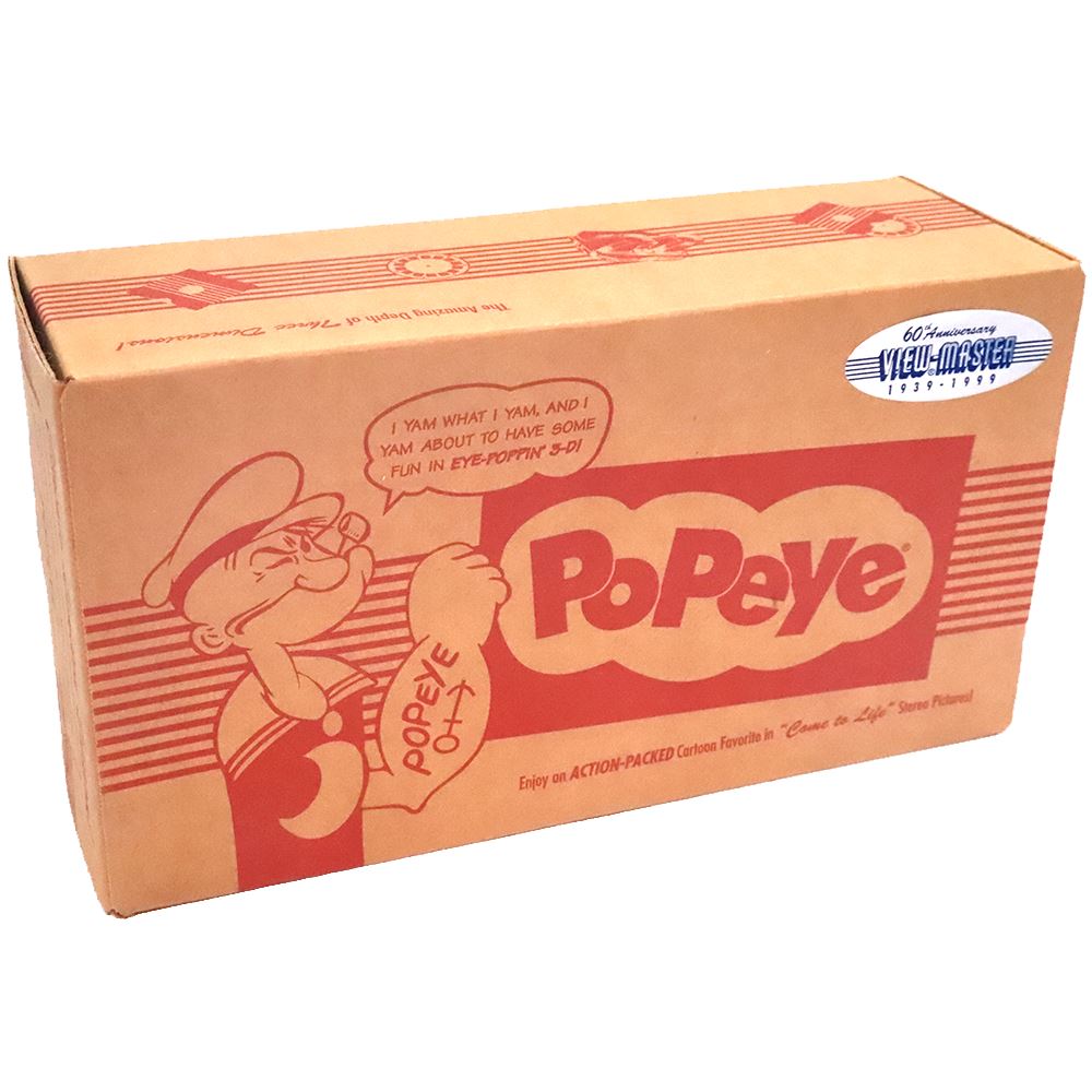 Popeye Gift Set - 60th Anniversary - Viewer and Popeye 3 Reel Set - Vintage/As New