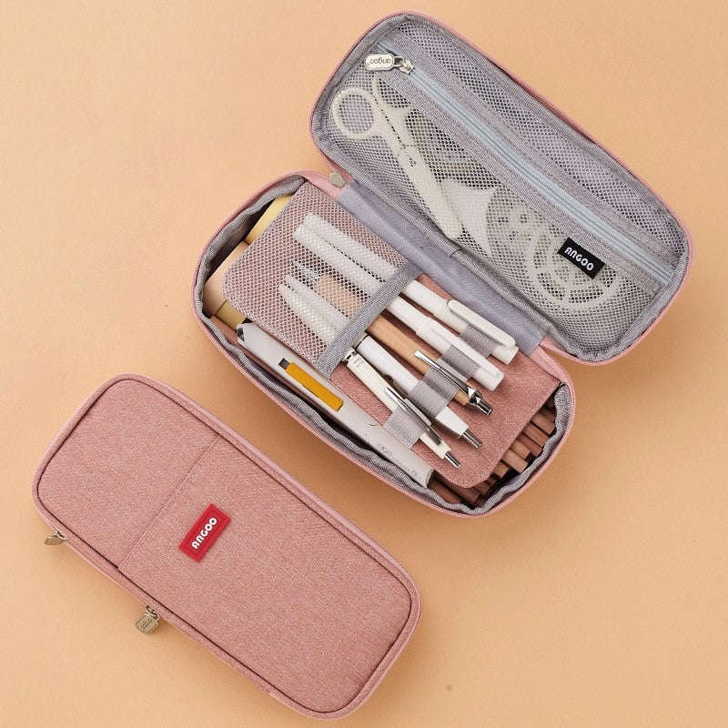 Lkblock Large Capacity Pencil Case for School, Office, and Kids