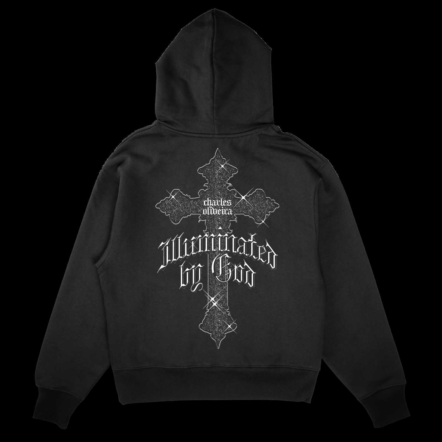 Illuminado Hoodie in Black - Charles Oliveira x Full Violence