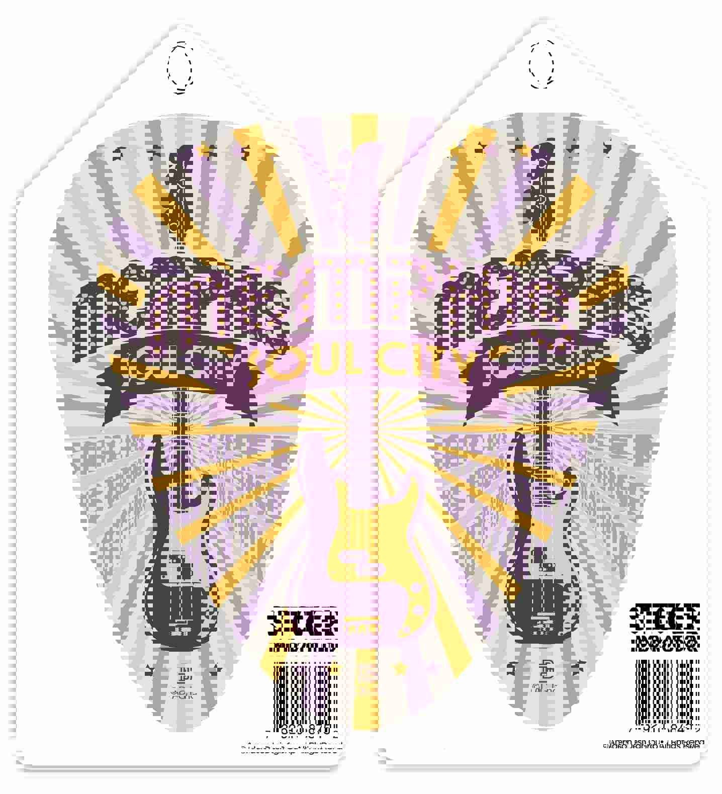 Stickers Memphis Indoor/Outdoor 12 Different Styles