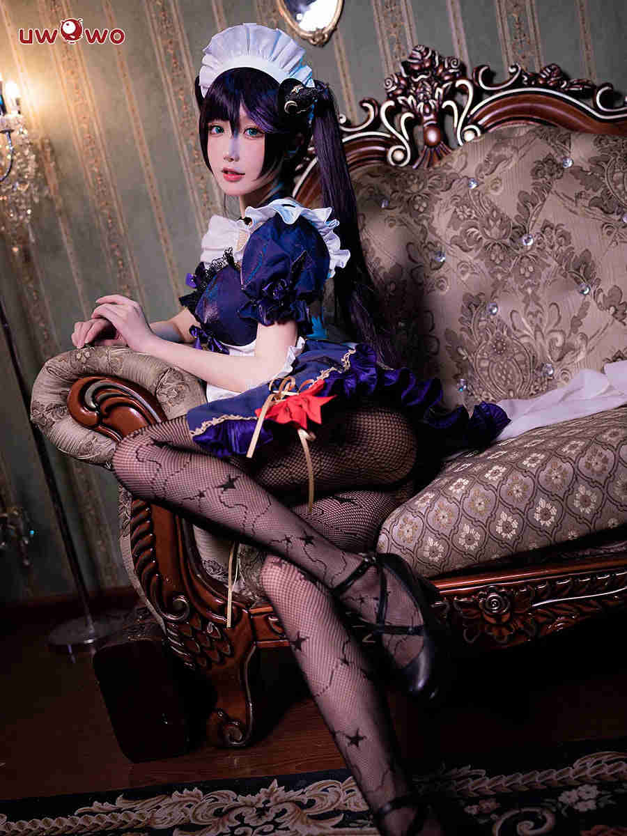 UWOWO Mona Cosplay Maid Costume - Genshin Impact Fanart Exclusive for Girls and Kids