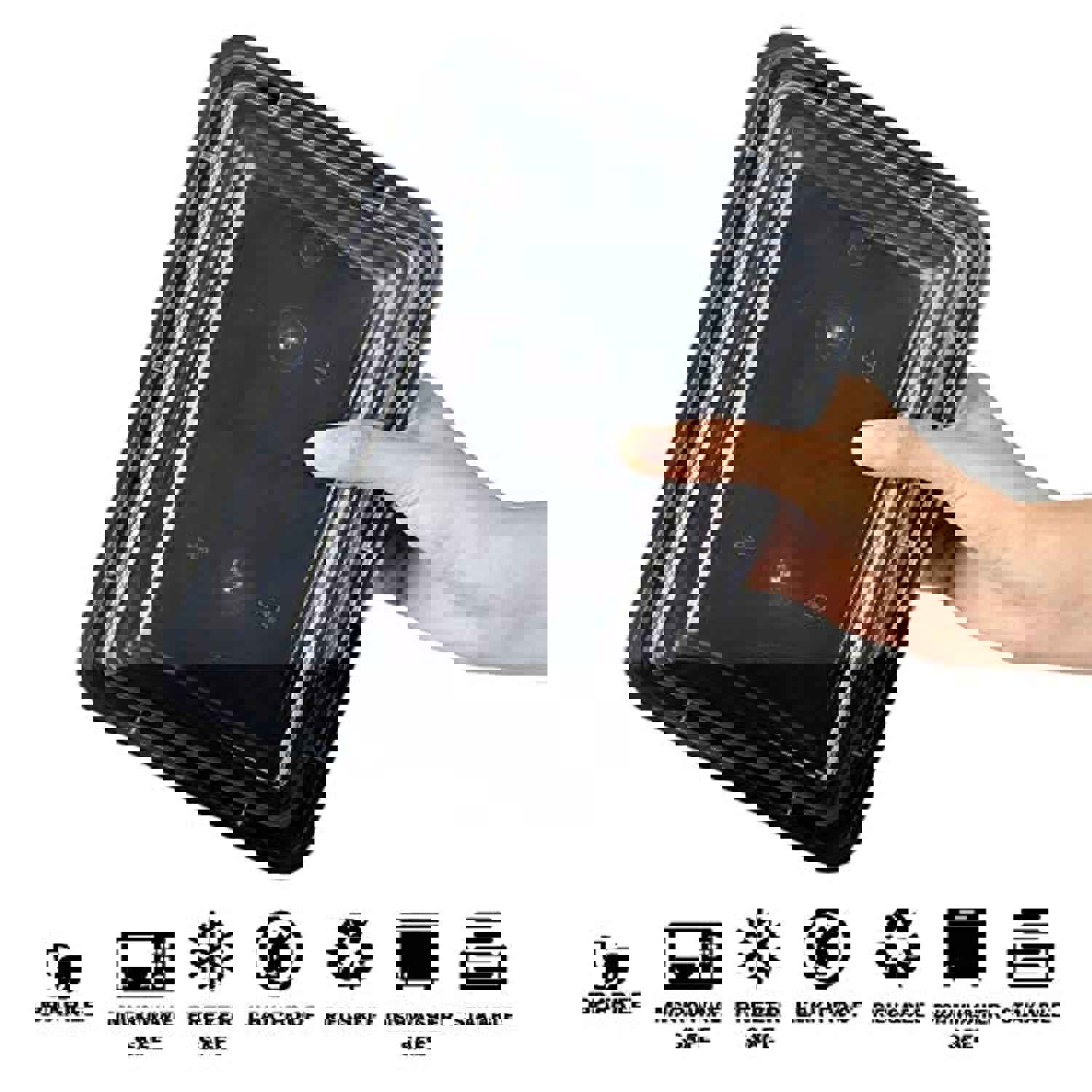 [30 Pack] Becozier Meal Prep Containers - Stackable Bento Lunch Box with Lids, FDA Approved, Freezer & Microwave Safe