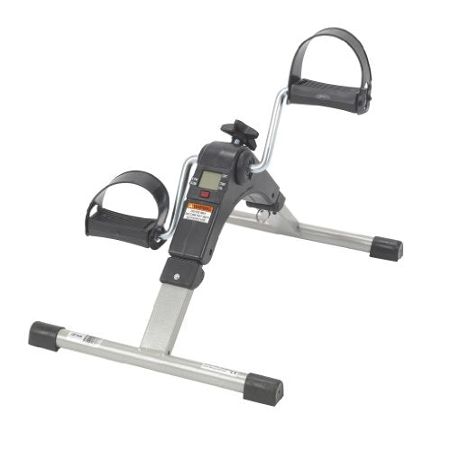 Drive Medical Deluxe Folding Exercise Peddler with Electronic Display, Black