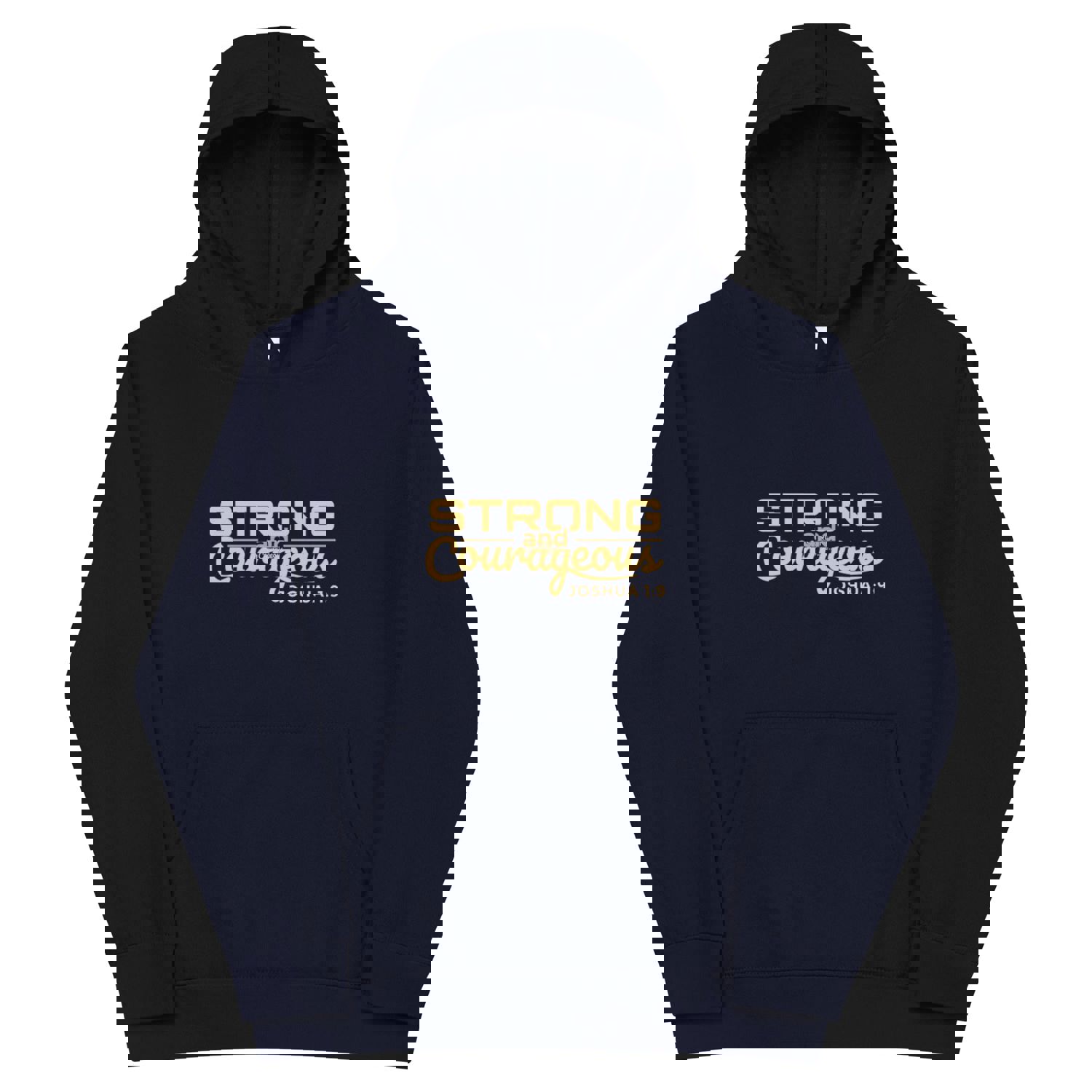 F&H Christian Strong and Courageous Girls Fleece Hoodie