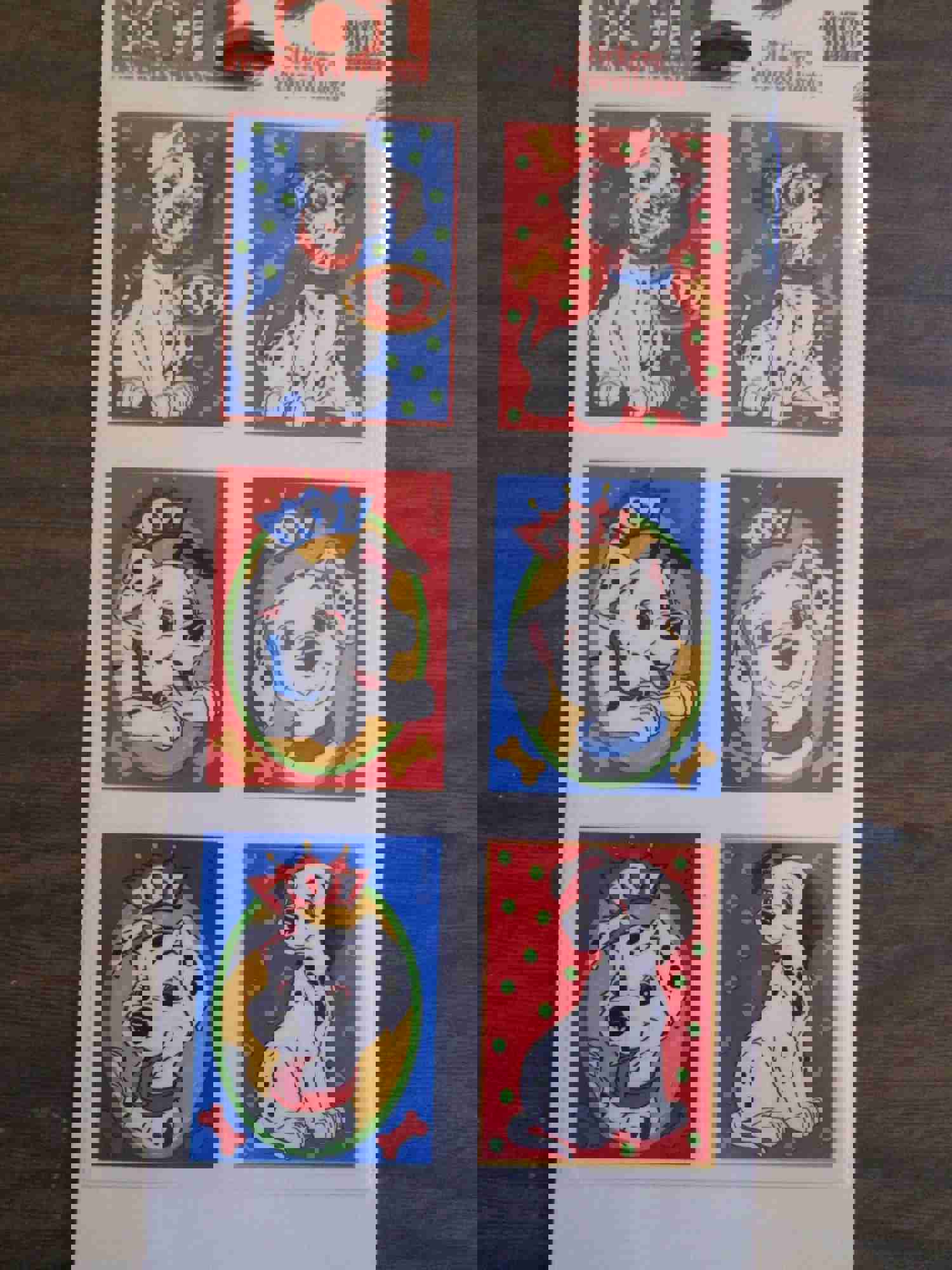 Disney Sticker Set - Snow White, 101 Dalmations, Mickey Mouse, and Donald Duck