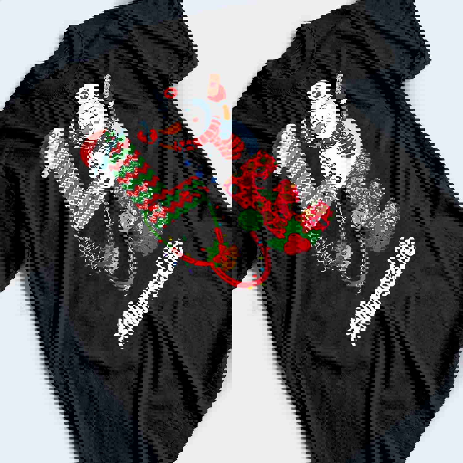 LOVE Christmas - Personalized Custom T-Shirt for Nurse, CNA, Healthcare, RN - Funny & Loving Gift