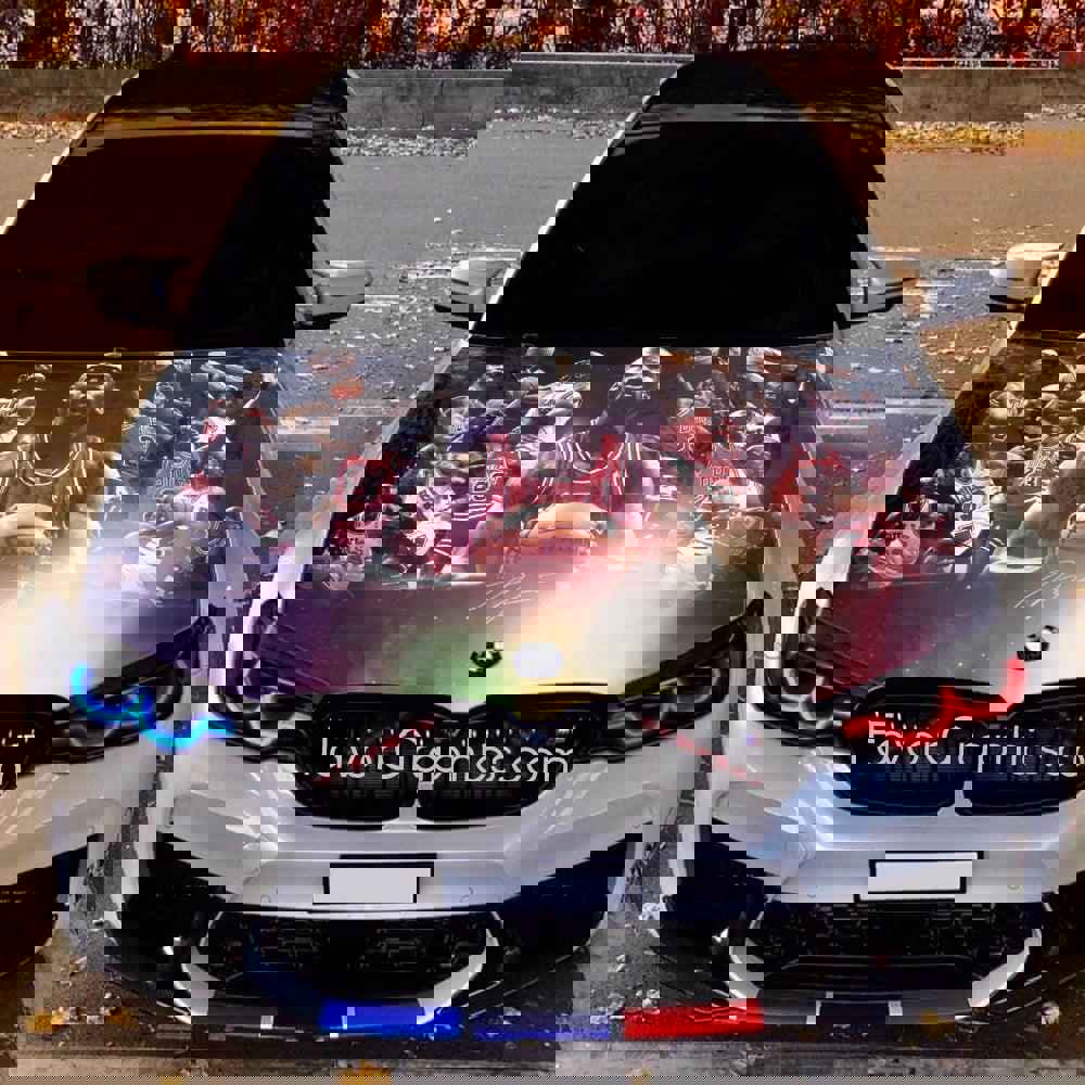 Air Jordan Itasha Car Vinyl Hood Wrap Decal Sticker