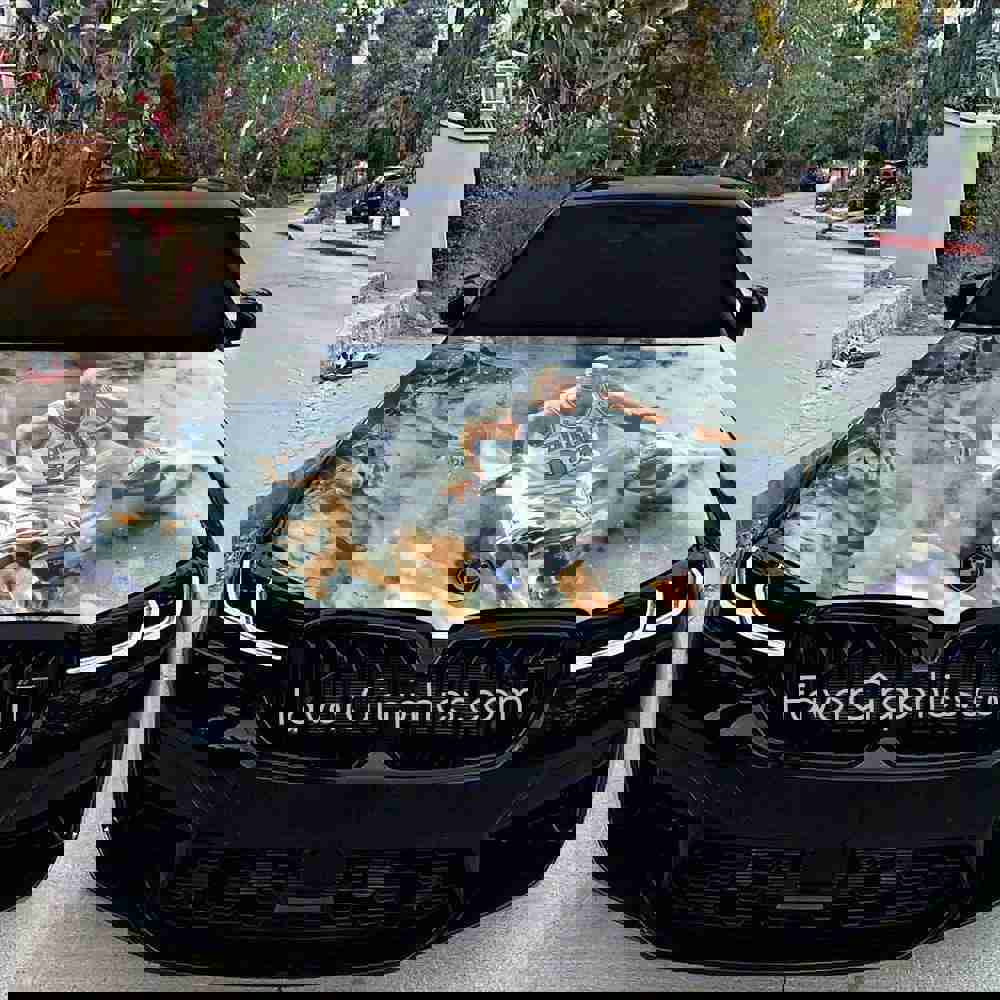 Air Jordan Itasha Car Vinyl Hood Wrap Decal Sticker