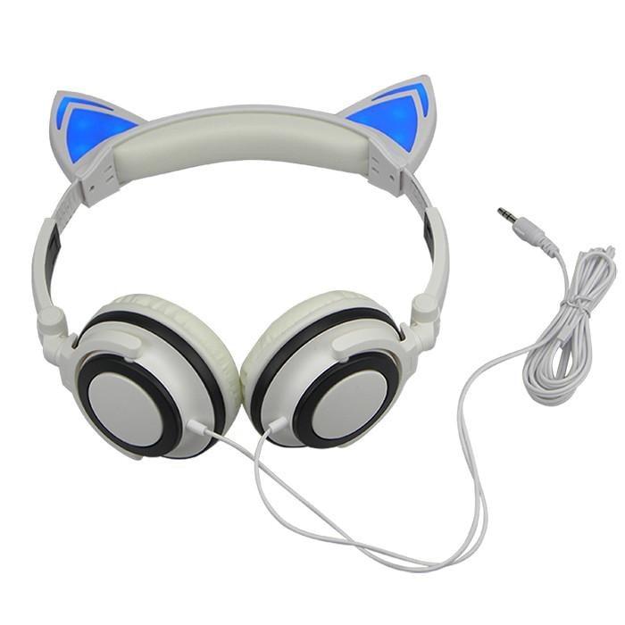 LED Cat Ear Headphones - Fun and Stylish Audio Experience