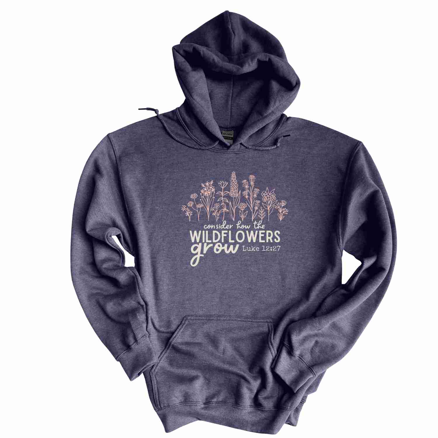 Consider the Wildflowers Christian Hoodie