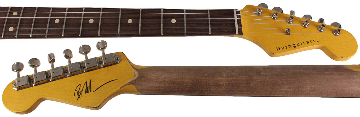 Nash S-63 Guitar in Candy Tangerine with Light Aging