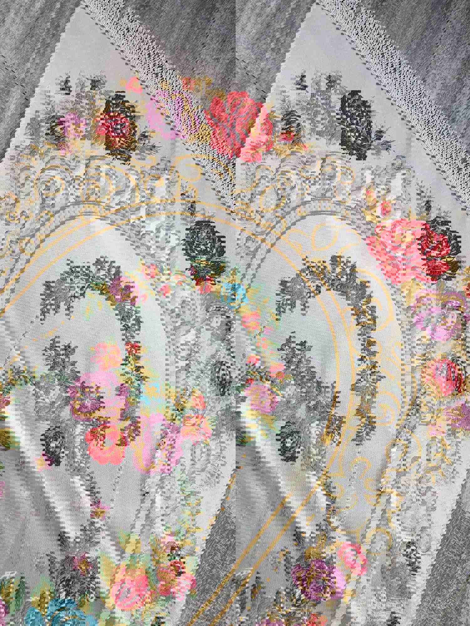 Lux Red Roses Prayer Mat | Premium Islamic Prayer Rug with Tasbih | Wedding & Special Occasion Gift